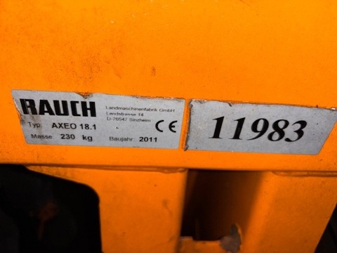 Salzstreuer: Rauch Typ AXEO 18.1 Baujahr 2011 - QUANTRON-K2 AXEO