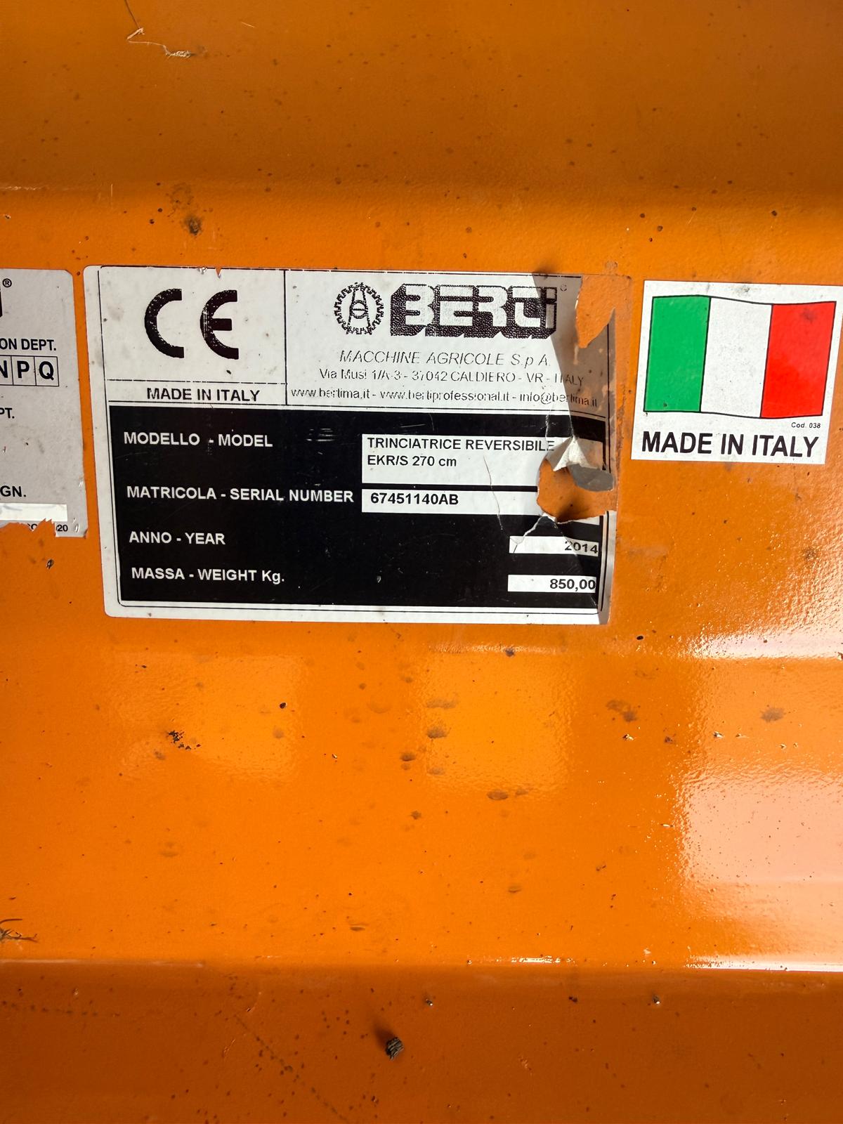 Schlegelmulcher Berti 270cm