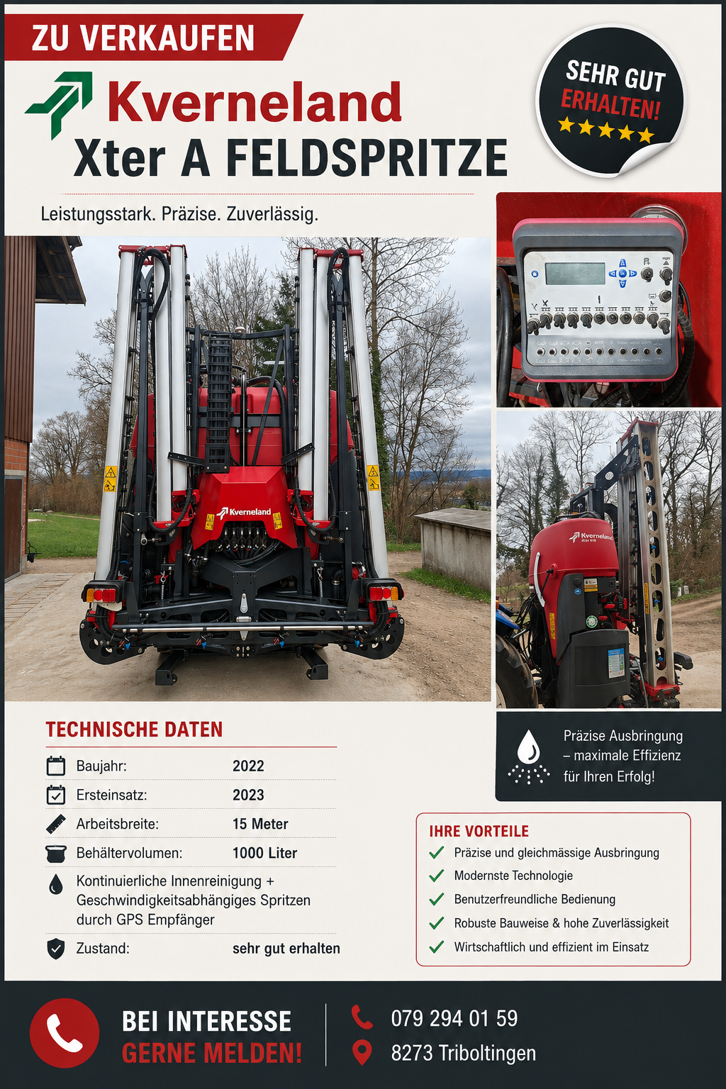 Kverneland Xter A Feldspritze